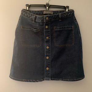 boutique denim skirt